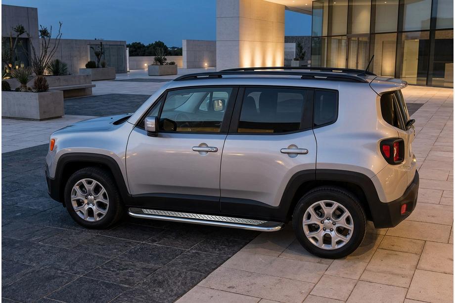 Jeep Renegade 2014– Stranske stopnice Maydos V2 (2 kosa, nerjavno jeklo) Image