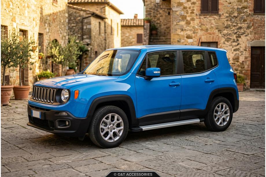 Jeep Renegade 2014– Bočne stopnice Maya V2 (2 kosa, aluminij) Image