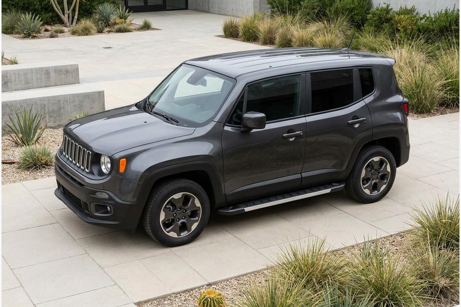 Jeep Renegade 2014– Bočne stopnice RedLine V1 (2 kosa, aluminij) Image