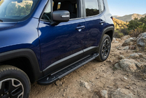 Jeep Renegade 2014– Stranske stopnice RedLine Black (2 kosa, aluminij) fotografija 1