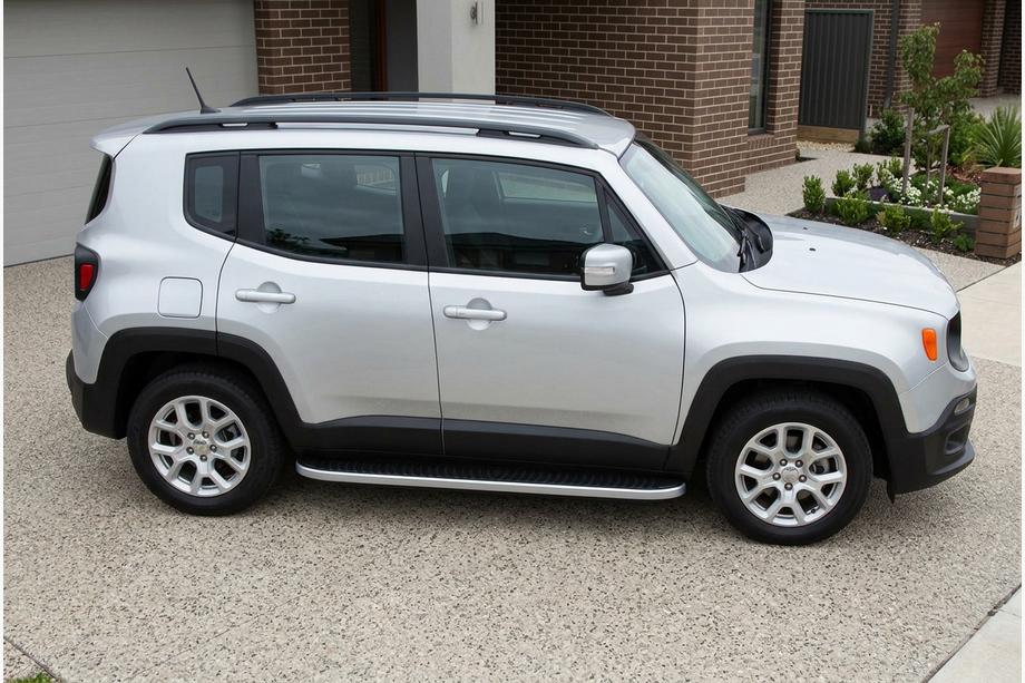 Jeep Renegade 2014– Stranske stopnice Tayga Grey (2 kos, aluminij) Fotografija 1