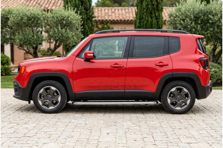 Jeep Renegade 2014– Stranske stopnice Maydos V1 (2 kosa, aluminij / nerjavno jeklo) Image