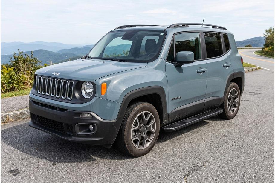Jeep Renegade 2014– Stranske stopnice Bosphorus Black (2 kosa, aluminij) Image