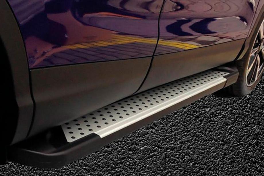 Mercedes GLE/ML class W166 2011–2018 Stranske stopnice Allmond Grey (2 kosa, aluminij) Image