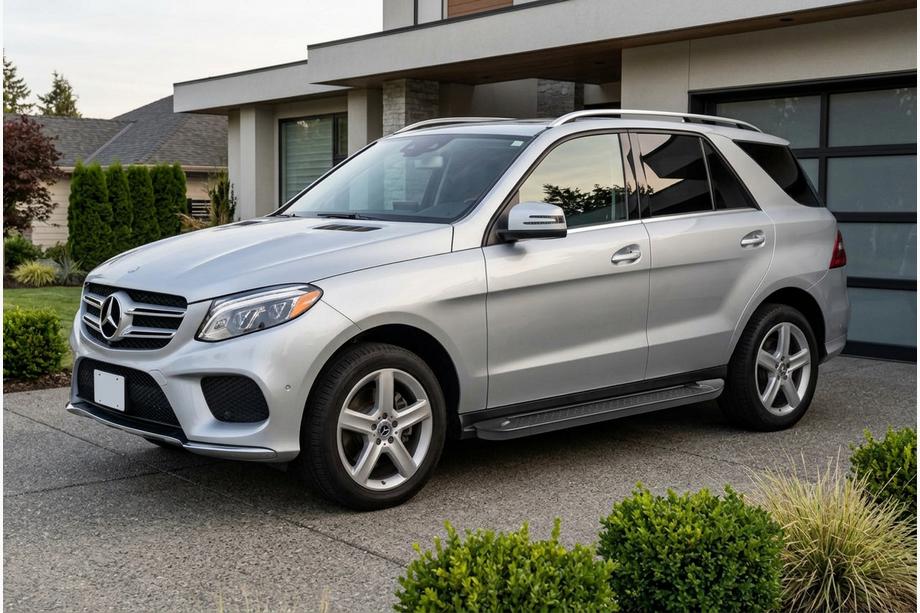 Mercedes GLE/ML class W166 2011–2018 Bočne stopnice Allmond Black (2 kos, aluminij) Image