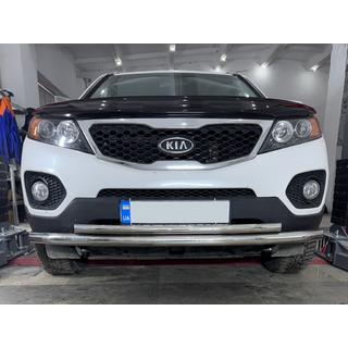 Sprednji spodnji zaščitni lok (nerjavno jeklo) Kia Sorento II XM 2009–2014 fotografija 1