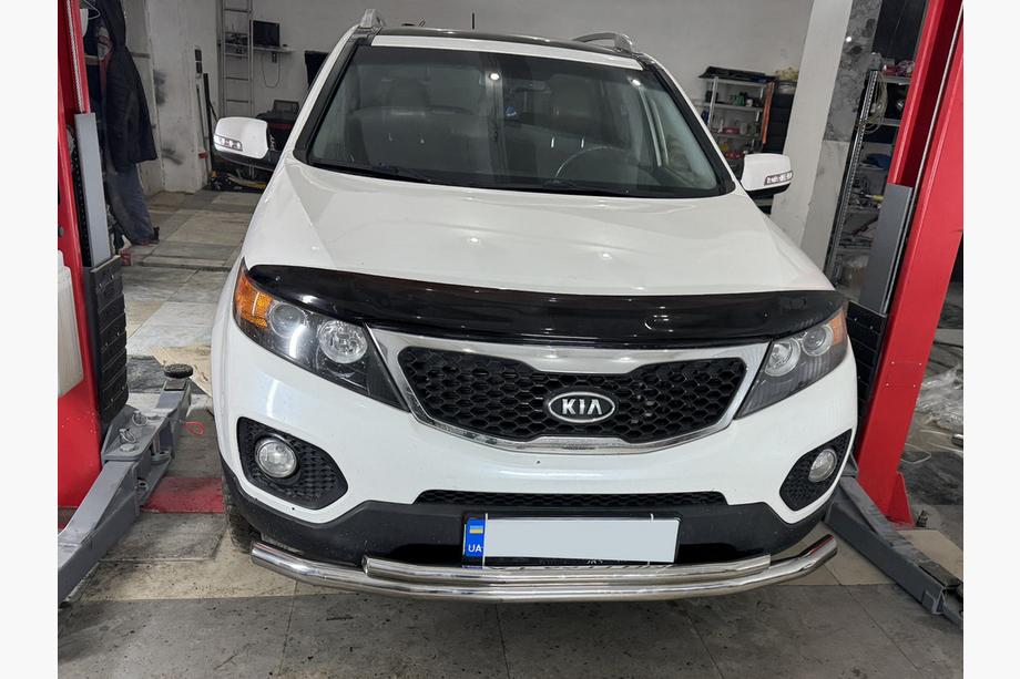 Kia Sorento II XM 2009–2014 Sprednji spodnji zaščitni lok (nerjavno jeklo) Fotografija 2