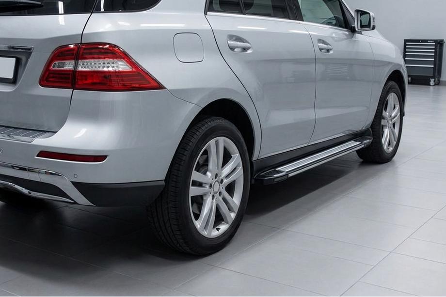 Mercedes GLE/ML class W166 2011–2018 Stranske stopnice Rainbow (2 kosa, aluminij) Image