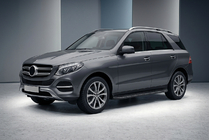 Mercedes GLE/ML class W166 2011–2018 Stranske stopnice Bosphorus Black (2 kosa, aluminij) fotografija 1