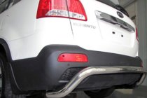 Kia Sorento II XM 2009–2014 Zadnji zaščitni lok AK007 (nerjavno jeklo) fotografija 1