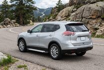 Nissan X-trail T32/Rogue 2014–2021 Stranske stopnice Allmond Grey (2 kosa, aluminij) fotografija 1