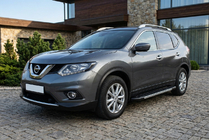 Nissan X-trail T32/Rogue 2014–2021 Bočne stopnice RedLine V1 (2 kosa, aluminij) fotografija 1