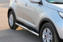 Kia Sportage 2010–2015 Stranske cevi (2 kos, nerjavno jeklo) fotografija 3