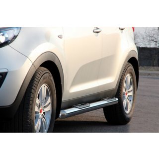 Stranske cevi (2 kos, nerjavno jeklo) Kia Sportage 2010–2015 fotografija 4