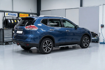 Nissan X-trail T32/Rogue 2014–2021 Stranske stopnice Duru (2 kos, aluminij) fotografija 1