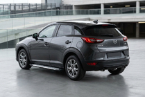 Mazda CX-3 2015– Stranske stopnice Allmond Grey (2 kosa, aluminij) fotografija 1