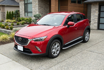 Mazda CX-3 2015– Stranske stopnice Tayga Grey (2 kos, aluminij) fotografija 1