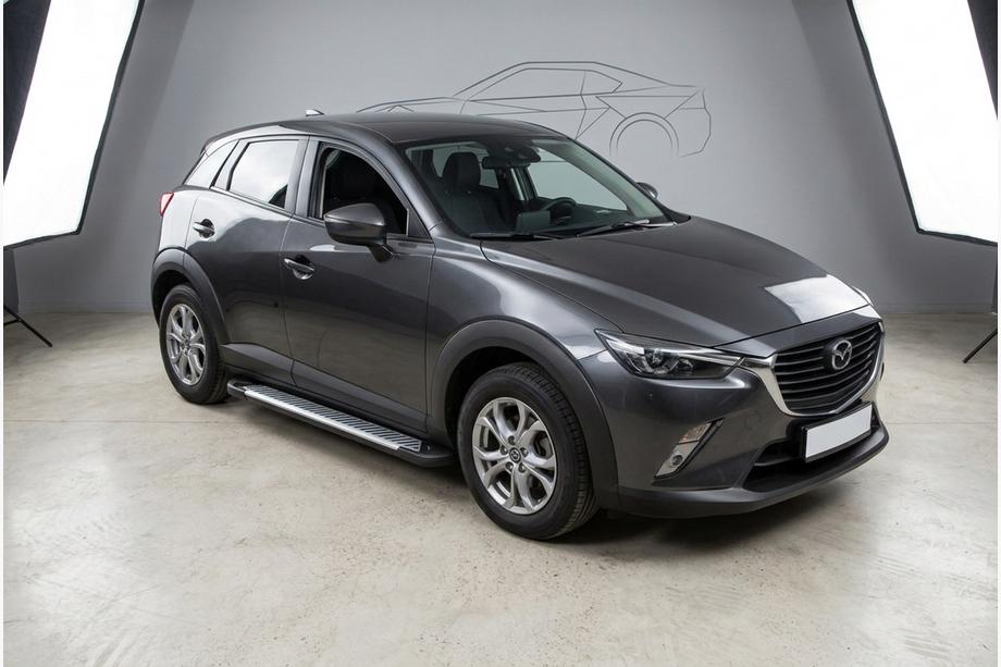 Mazda CX-3 2015– Stranske stopnice Line (2 kosa, aluminij) Image