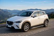 Mazda CX-3 2015– Stranske stopnice Maydos V1 (2 kosa, aluminij / nerjavno jeklo) fotografija 1