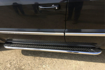 Mercedes GLK class X204 2008–2015 Stranske stopnice Maydos V2 (2 kosa, nerjavno jeklo) fotografija 1
