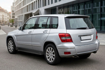 Mercedes GLK class X204 2008–2015 Bočne stopnice Allmond Black (2 kos, aluminij) fotografija 1