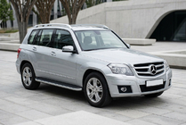 Mercedes GLK class X204 2008–2015 Stranske stopnice Tayga Grey (2 kos, aluminij) fotografija 1