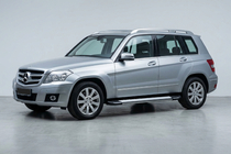 Mercedes GLK сlass X204 2008–2015 Stranske stopnice Rainbow (2 kosa, aluminij) fotografija 1