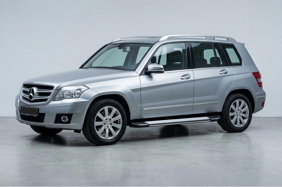 Mercedes GLK сlass X204 2008–2015 Stranske stopnice Rainbow (2 kosa, aluminij) Image