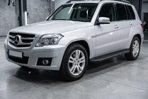 Mercedes GLK class X204 2008–2015 Stranske stopnice Bosphorus Black (2 kosa, aluminij) fotografija 1