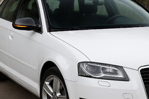 Audi A5 2007–2015 Pokrovi ogledal (2 kosa, karbon) fotografija 1