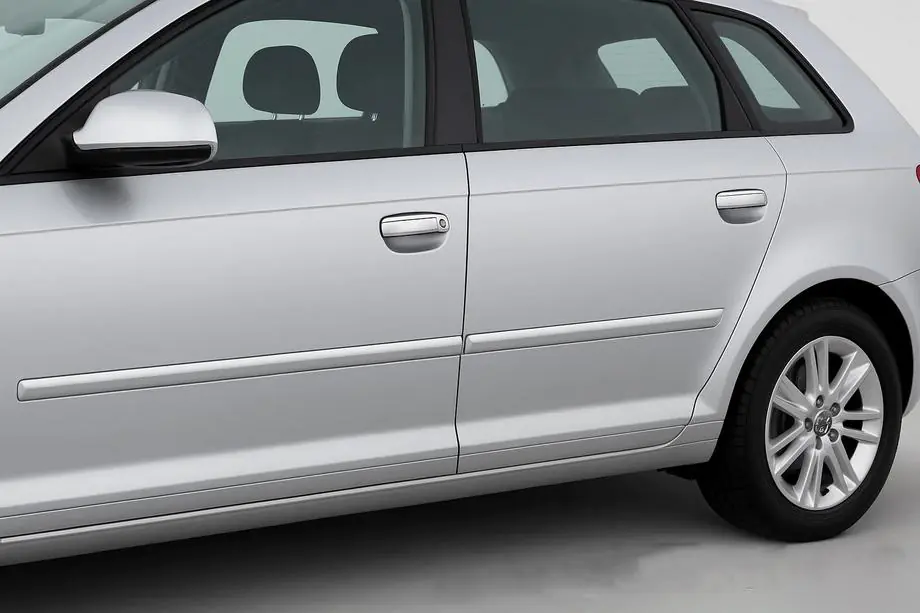 Audi A4 B6 2000–2004 Kromirane obloge kljuk vrat (4 kosi, nerjavno jeklo) Image