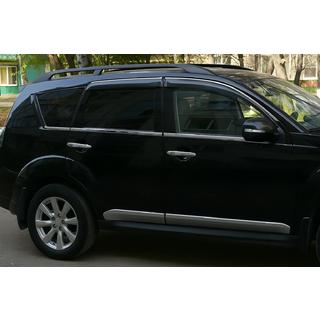 Okenske obrobe (6 kos, nerjavno jeklo) Mitsubishi ASX 2010–2023 fotografija 3