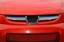 Peugeot Partner 1996–2008 Okrasni pokrovi maske hladilnika 2004-2008 (2 dela, nerjavno jeklo) fotografija 1