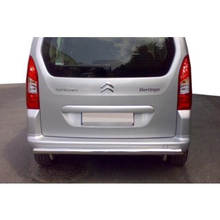 Zadnji zaščitni lok (nerjaveče jeklo) Citroen Berlingo 2008–2018 fotografija 1