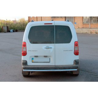 Zadnji zaščitni lok (nerjaveče jeklo) Citroen Berlingo 2008–2018 fotografija 2