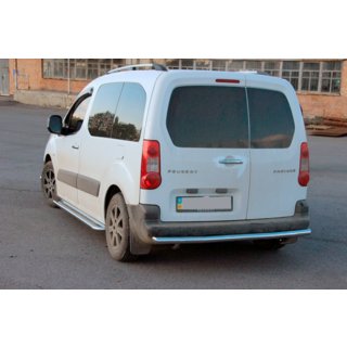 Zadnji zaščitni lok (nerjaveče jeklo) Citroen Berlingo 2008–2018 fotografija 3