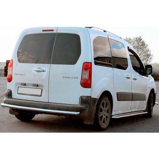 Zadnji zaščitni lok (nerjaveče jeklo) Citroen Berlingo 2008–2018 fotografija 4
