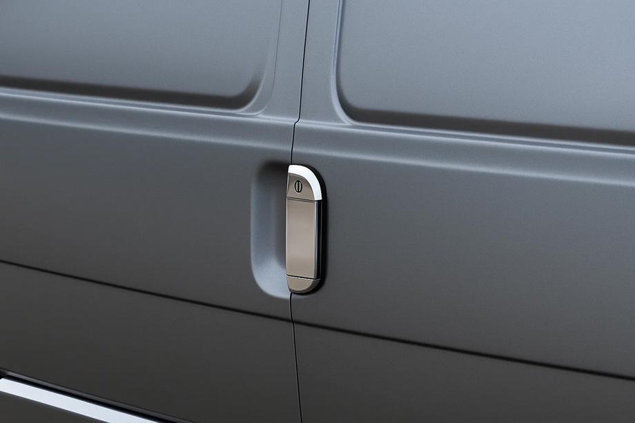 Volkswagen T4 Transporter 1990–2003 Okrasna obloga zadnje kljuke vrat (nerjaveče jeklo) Image