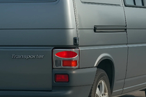 Volkswagen T4 Transporter 1990–2003 Pokrovi zadnjih luči (2 kosa, nerjavno jeklo) Carmos - turško nerjaveče jeklo fotografija 4
