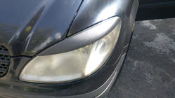 Mercedes Vito W639 2004–2014 Ravne veke za žaromete (2004-2010, 2 kosa, plastika) Mat črna fotografija 3