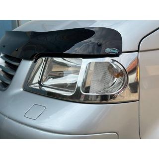 Okrasne letve za sprednje žaromete (2 kosa, nerjavno jeklo) Volkswagen T5 Caravelle 2004–2010 fotografija 4