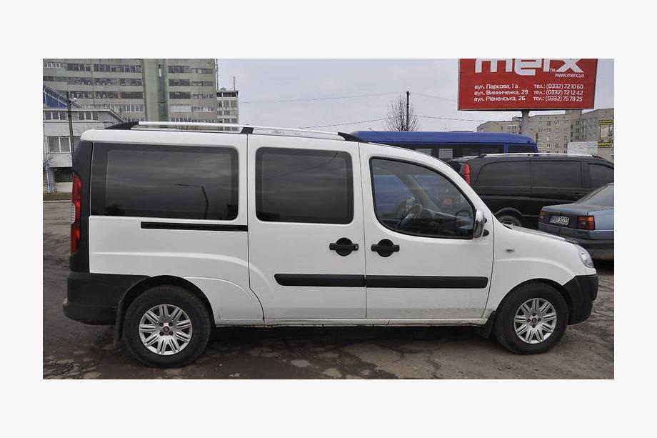Fiat Doblo I 2005–2010 Kromirane strešne sani Fotografija 18