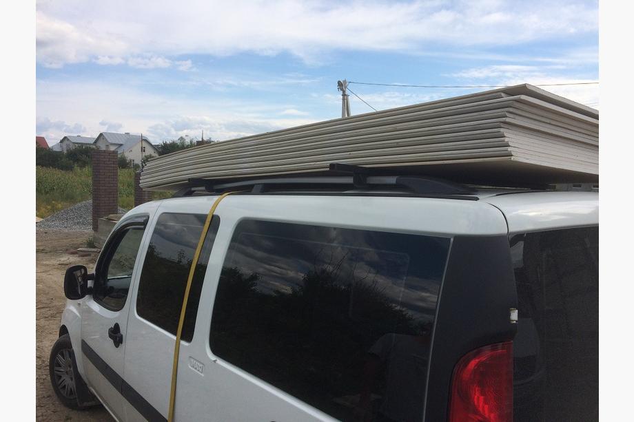 Fiat Doblo I 2005–2010 Kromirane strešne sani Fotografija 17