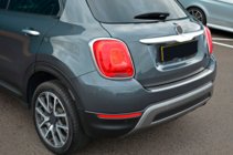 Fiat 500X 2014–2024 OmsaLine zaščitna letev zadnjega odbijača (nerjavno jeklo) fotografija 5
