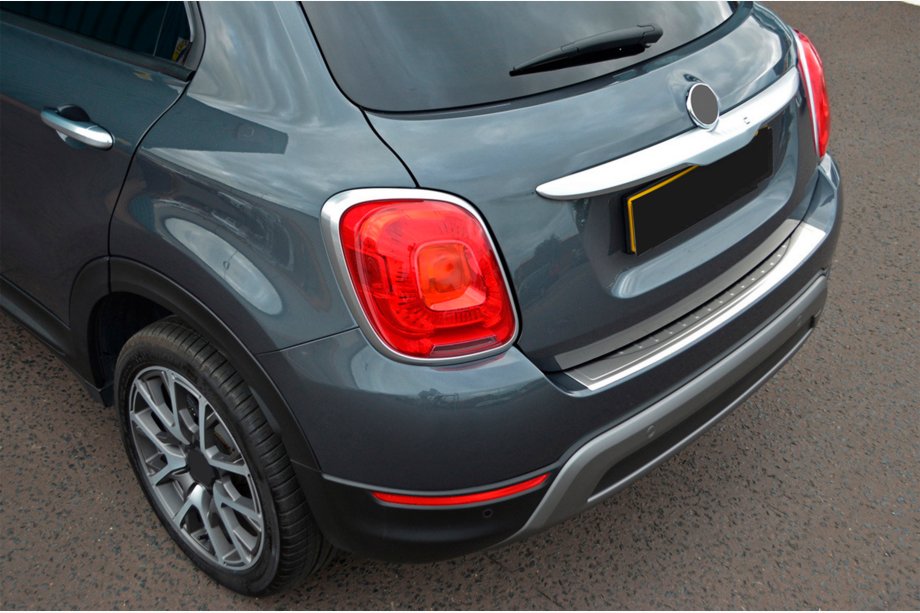 Fiat 500X 2014–2024 OmsaLine zaščitna letev zadnjega odbijača (nerjavno jeklo) Image