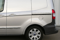 Ford Courier 2014–2023 Letvice drsnih vrat (2 kosa, nerjavno jeklo) fotografija 1