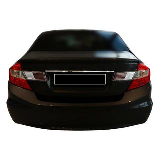 Okrasna letev nad registrsko tablico (inox) Honda Civic Sedan IX 2011–2016 fotografija 1
