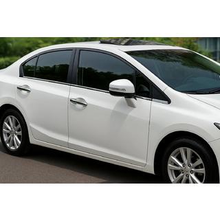 Zunanje okenske letve OmsaLine (6 kos, nerjaveče jeklo) Honda Civic Sedan IX 2011–2016
