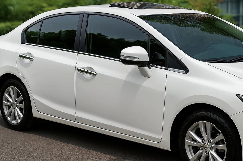 Honda Civic Sedan IX 2011–2016 Zunanje okenske letve OmsaLine (6 kos, nerjaveče jeklo) Image