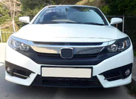 Honda Civic Limuzina X 2016–2021 OmsaLine okrasni pokrovi za meglenke (2 kos, nerjaveče jeklo) fotografija 3